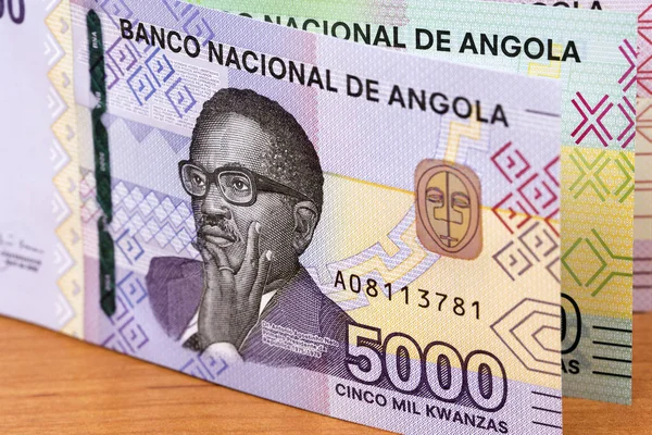 Ангольські Гроші Кванза Бізнес Фон — стокове фото
