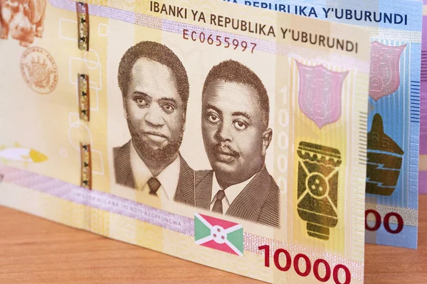 Бурундійські Гроші Франк Ділового Походження — стокове фото