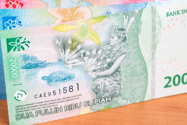 Indonesian Money Rupiah New Serie Banknotes — Foto Stock