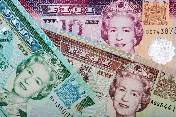 Eski Fiji Parası Dolar Geçmişi — Stok fotoğraf