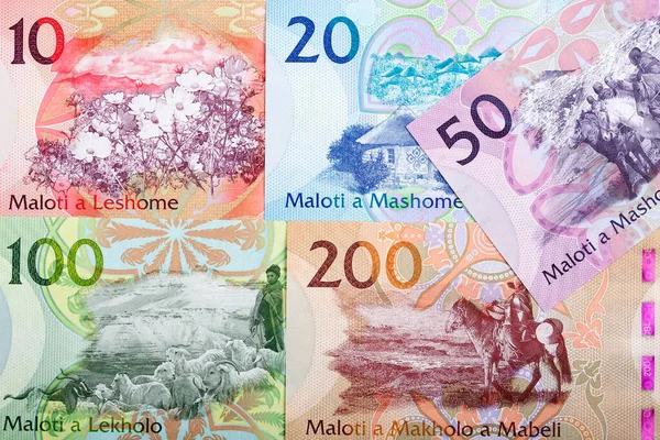 Τραπεζογραμμάτια Του Λεσότο Maloti — Φωτογραφία Αρχείου