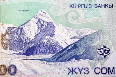 Kırgızistan 'dan Khan Tengri para - som