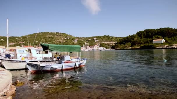 Vídeo em tempo real de Paxos Marina na Grécia — Vídeo de Stock