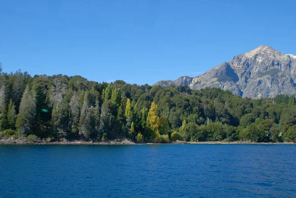 Panoramic View Lake Nahuel Huapi Argentina — Stockfoto