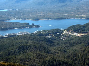 ketchikan, alaska havadan görünümü