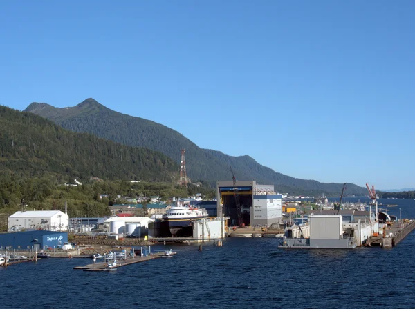 Vigor Industrial Shipyard, Ketchikan, Alaska — Stock Photo, Image