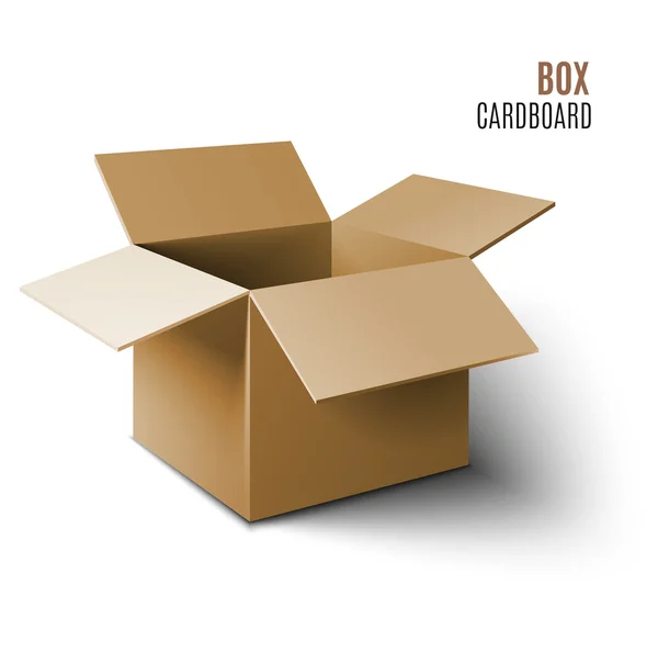 Icône boîte en carton. — Image vectorielle