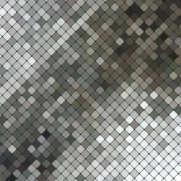 Mosaicos de plata metálica . — Vector de stock