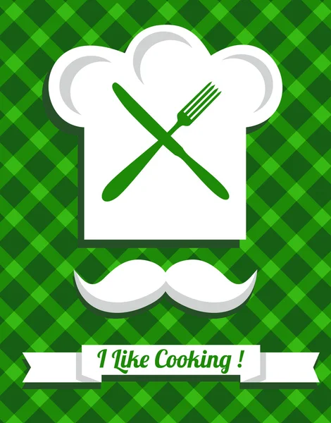 Chef,kitchen,cookin — Stock Vector