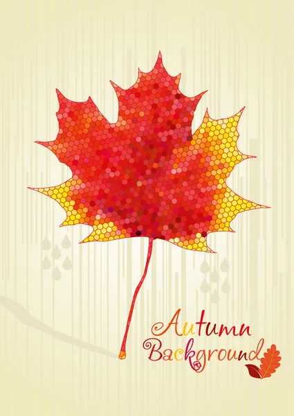 Autumn background. — Stock Vector