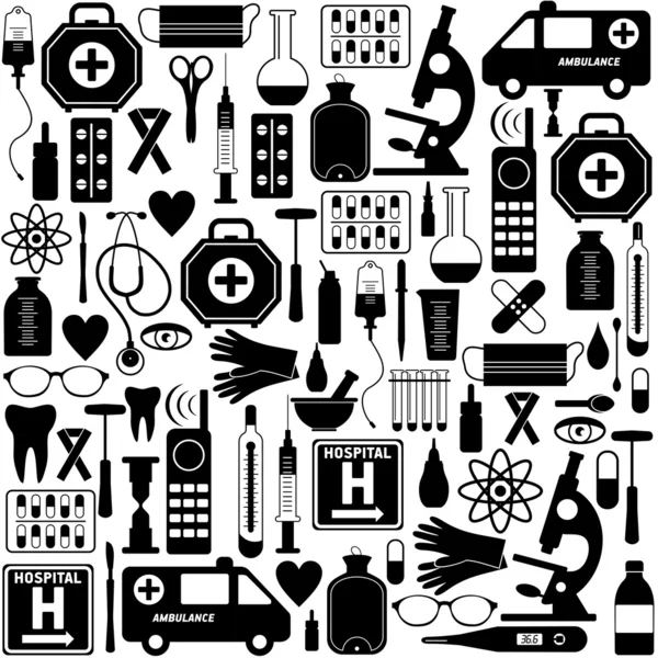 Medical Icons. — Stock Vector