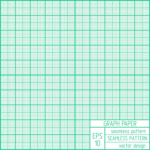 Graph paper seamless pattern. Real scale. — Stock Vector