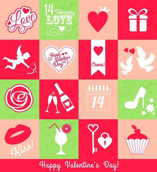 Carte de Saint Valentin — Image vectorielle