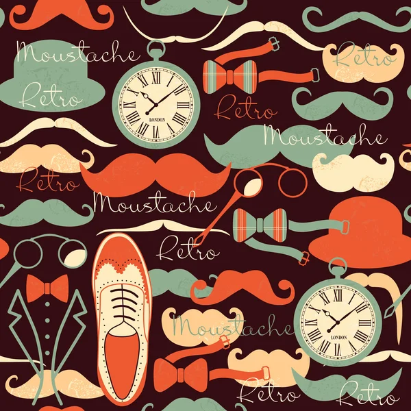 Vintage seamless pattern — Stock Vector