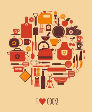 konyha szerelem kártya.