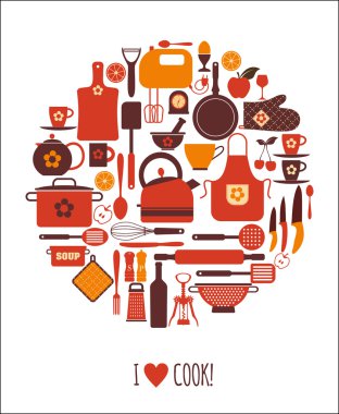 konyha szerelem kártya.