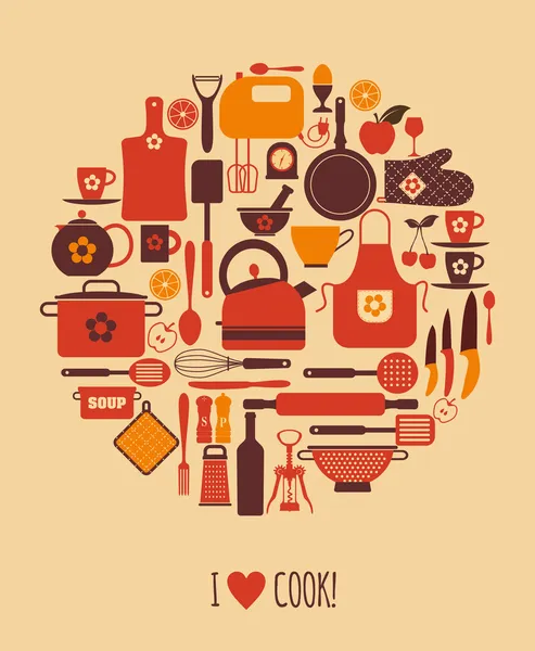 konyha szerelem kártya.