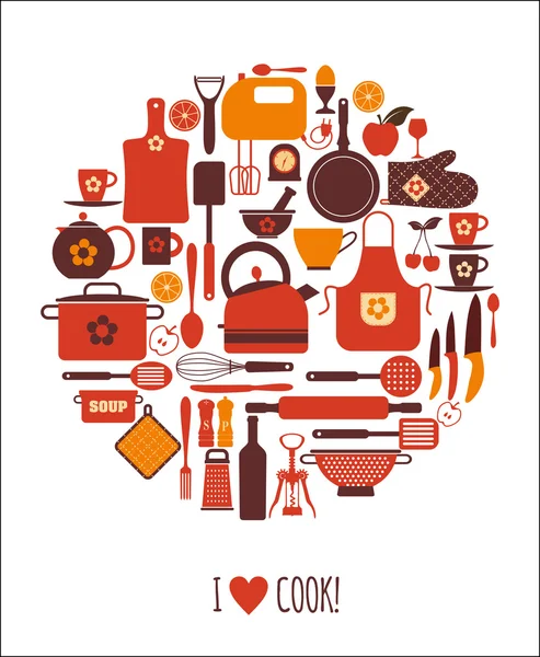 konyha szerelem kártya.