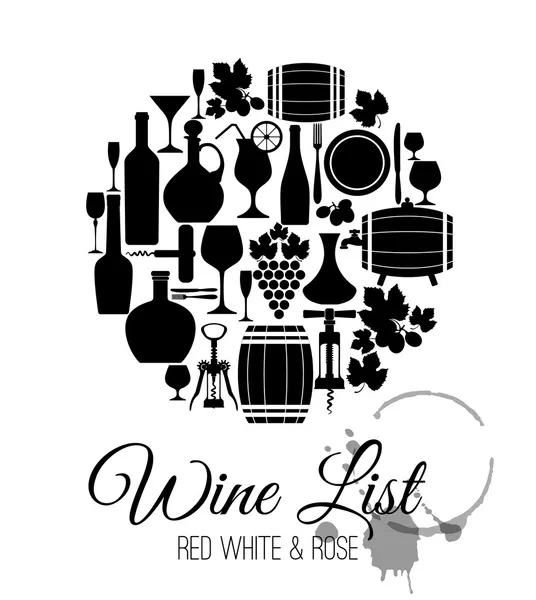 Wine menu Stock Vector Image by ©olgamilagros 44129757