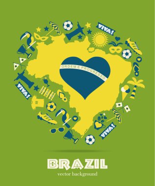 Brazil background clipart