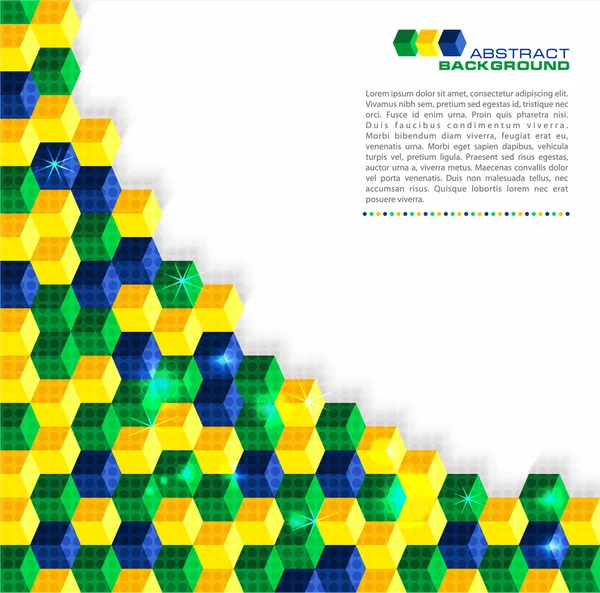 Brasil pano de fundo — Vetor de Stock