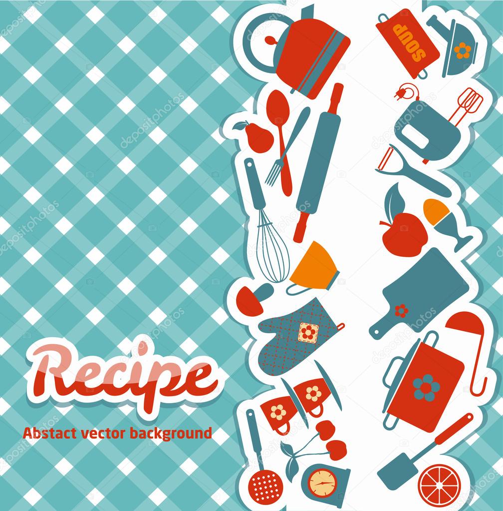 Kitchen background. Stock Vector Image by ©olgamilagros 46935659