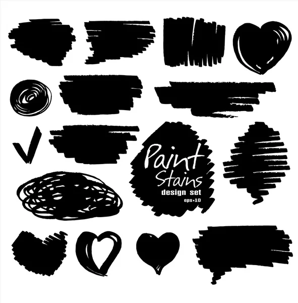 Paint stains design. — Stock Vector