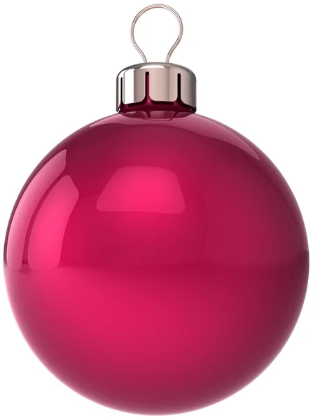 Boule de Noël Nouvel An boule décoration rouge sphère icône Images De Stock Libres De Droits