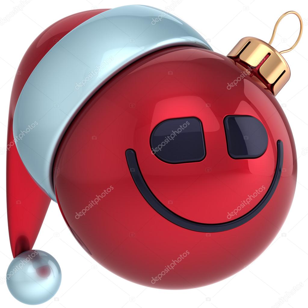 Pics happy new year smiley faces Christmas ball smile face Happy New
