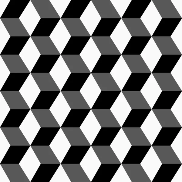Patrón geométrico, fondo 3 D sin costuras . — Archivo Imágenes Vectoriales