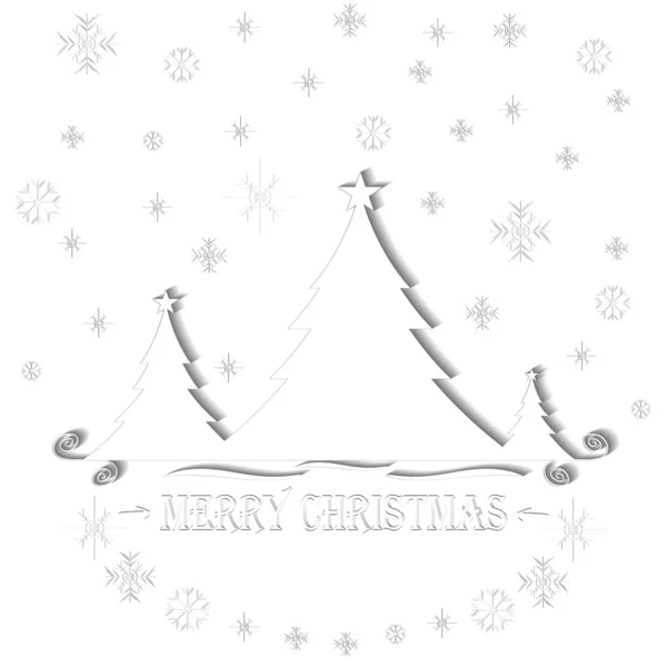 Abstrakter Hintergrund, Papier-Weihnachtsvorlage. Vektorillustration. — Stockvektor