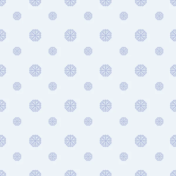 Winter kunst achtergrond, naadloze geometrische sneeuwvlokken. — Stockvector