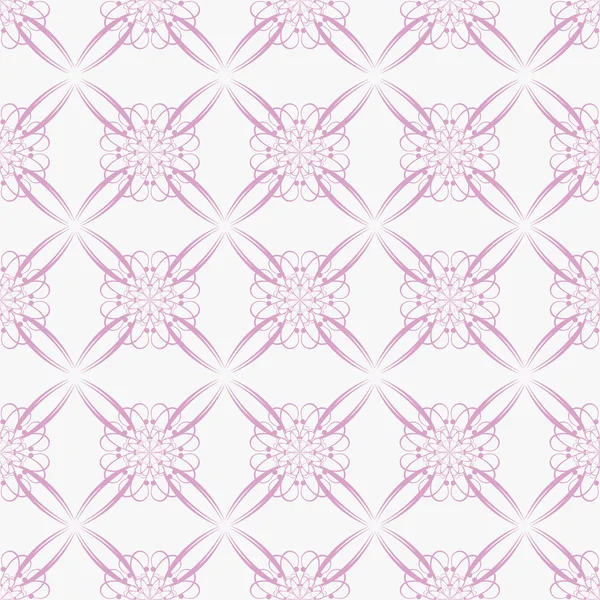 シームレスなピンクの花のパターン. — ストックベクタ