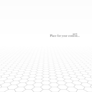 Konsept iş geçmişi. Beyaz tasarımı vizyon bakış açısı. vektör çizim.