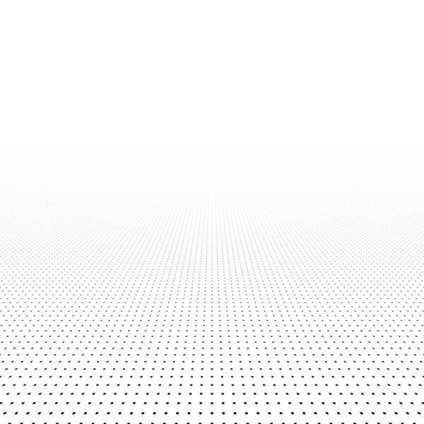 Белый пунктирный фон перспективы. Векторная иллюстрация
.