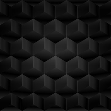 Arka plan, 3d küpleri, siyah doku