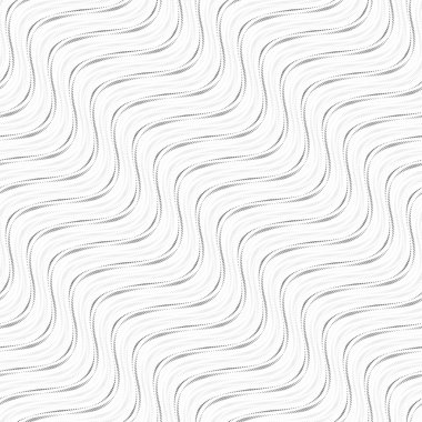 Kesintisiz dalga paterni. Vektör çapraz çizgiler, siyah ve beyaz doku.