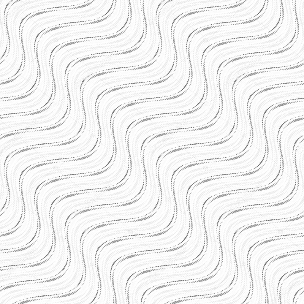 Seamless wave pattern. Vector diagonal lines, black and white texture.