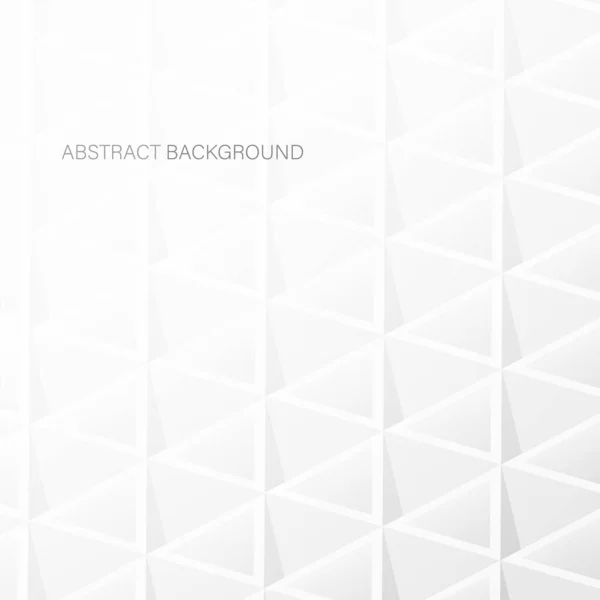 Witte abstracte geometrische achtergrond. Helder 3D patroon. Futuristisch lichtontwerp. Zakelijke banner, kaart, sjabloon enz. — Stockvector