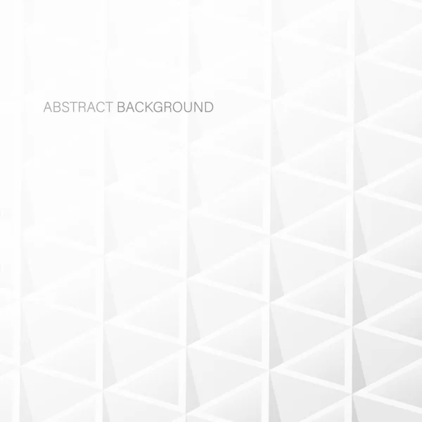 Vit abstrakt geometrisk bakgrund. Ljust 3D-mönster. Futuristisk ljusdesign. Affärsbanner, kort, mall etc. — Stock vektor