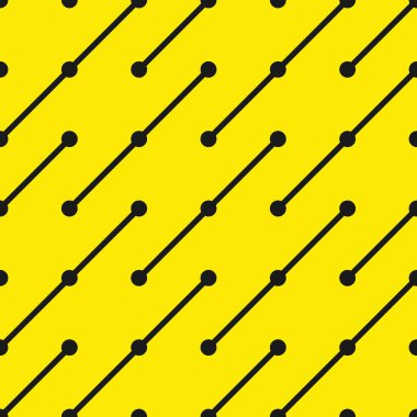 Vector seamless geometric pattern. Repeatable striped yellow background. Modern stylish endless print