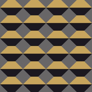 Vektörsüz geometrik zarif desen. Modern simetrik doku. Tekrarlanabilir soyut arkaplan