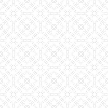 Beyaz, pürüzsüz geometrik süs desenli, oryantal arka plan. Dekoratif tekrarlanabilir yazdırma