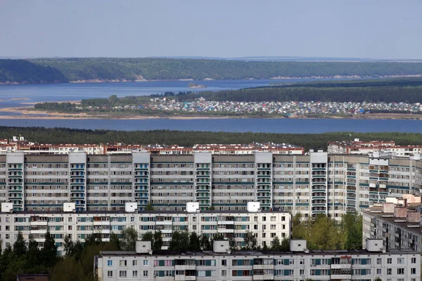 Pohled Město Střechy Obchodního Centra — Stock fotografie