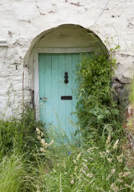 Cottage door, England clipart