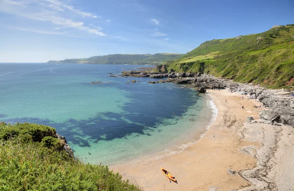 Devon coastline in summer — Stock Photo, Image