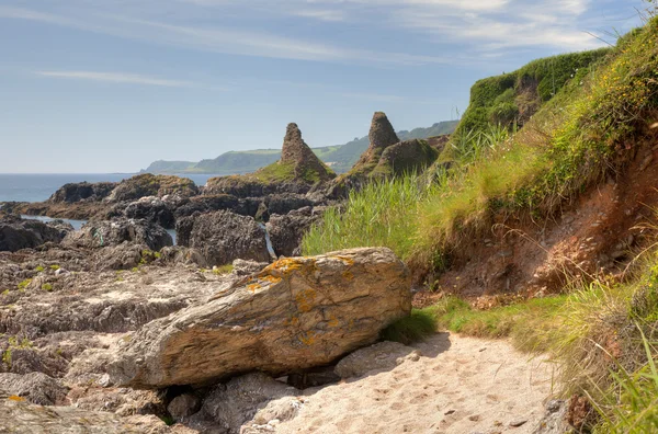 Costa de Devon en verano — Foto de Stock