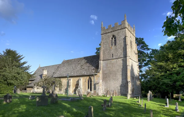 Cotswold kerk in ebrington — Stockfoto