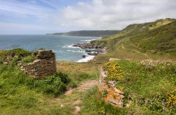 Costa de Devon en primavera — Foto de Stock