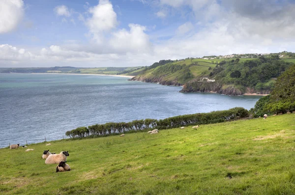 Visa mot slapton sands — Stockfoto